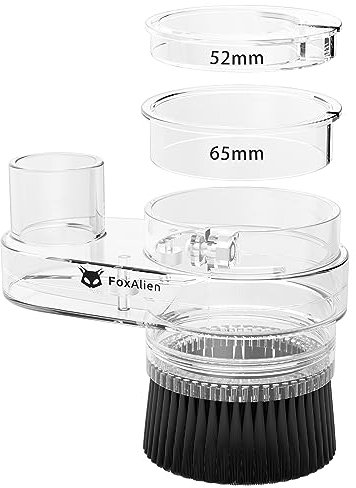 FoxAlien 69mm Diameter Dust Shoe for CNC Router, Compatible with 52mm Spindle Motor and 65mm Router, Hose Diameter 38mm