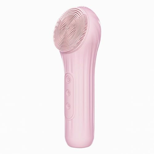ANCLLO elektrisk ansiktsrengöringsborste Vattentät mjuk ansiktsscrubber Exfoliator Uppladdningsbar 6 nivåer Sonic Vibration Ansiktsborste för alla hudtyper