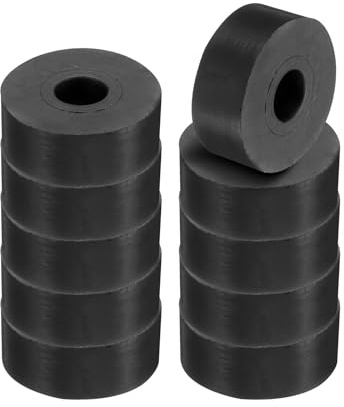 PATIKIL Entretoise en Caoutchouc Polyvalente, 20 Pièces, 1OD 0,31ID 0,4 d'Épaisseur, Rondelle en Néoprène Anti-Vibration et Isolante pour Boulons HVAC et Accessoires De Voiture