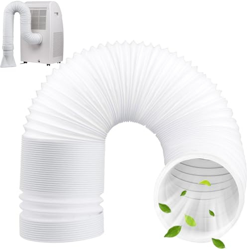 Tuyau Climatiseur Mobile, Tuyau Evacuation Climatiseur Mobile, 150mm de Diamètre, Tuyau d'évacuation d'air en PVC Flexible, Tuyau d'évacuation Climatiseur Mobile pour Déshumidificateur Sèche Linge