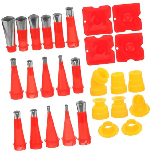 Angoily Dichtungsspitzen-set 28-teiliges Dichtungsset Dichtungsdüsen-alicator-set Endbearbeitungswerkzeuge Für Zuhause Küche Und Bad