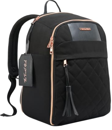 Cabin Max Travel Hack - Zaino 40x30x20 cm per Ryanair, Vueling, Wizzair, Bagaglio a mano 40x30x20 cm adatto per Eurowings 40x30x25 cm e Easyjet sotto sedile 45x36x20 (24 L)