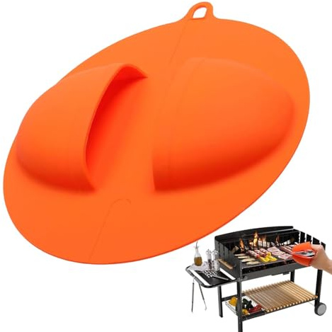 Grillhandschuhe zum Kochen, Silikon Grillhandschuhe, Küchenhandschuhe, leichte Schutzhandschuhe zum Grillen | Bequeme Ofenhandschuhe und Grillhandschuhe, sichere Handhabung des Bartes