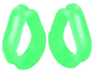 Whoiy silikon 2 st örontunnel flesh plugg lysande 6–30 mm dubbla utsvängda flexibla piercing öronproppar stretching kit för män kvinnor, 30mm, Silikon, Ingen ädelsten