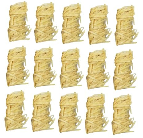 YARNOW Natural Wooden Firelighters Carbon Wax Sticks for Bbq Grill and Outdoor Cooking