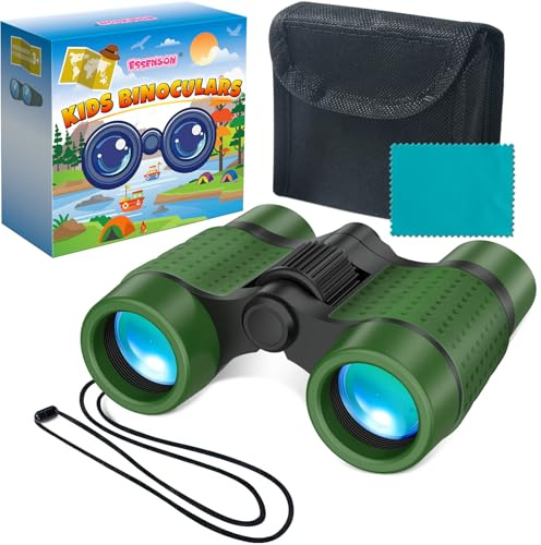 Jumelles pour Enfants, Jouets, Cadeaux pour Enfants à partir de 3, 4, 5, 6, 7 et Plus âgés, garçons, Filles, Enfants, Jouets de Plein air pour Le Sport et Les Jeux de Plein air