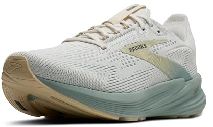 Brooks Men’s Revel 8 Neutral Running & Walking Shoe - Coconut/Gray Mist/Sand - 10 Medium