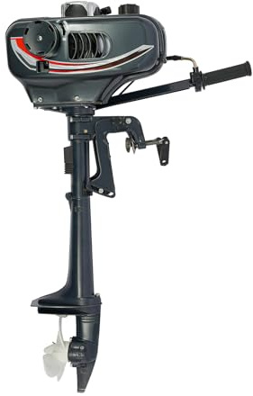 Außenborder Motor, Benzin Outboard Aussenborder, Leistungsstarker Benzin-Bootsmotor, Bootmotor Bootsmotoren, Benzinmotor, Wassergekühlt mit System (3.5PS & 2-Takt #2)