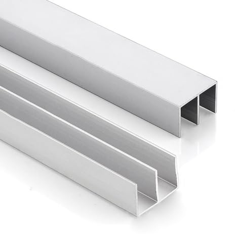 Cammeciso Kit Ferramenta per Porta Scorrevole,Guida Porta Scorrevole,Kit Porta Scorrevole,Prevenire Il Deragliamento,Adatto per Fienili di Aziende Agricole Familiari