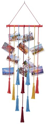 NPXUAMTJ Nappe macramè Corda Arazzo Foto Clip Arazzo Da Parete Arazzo Tessuto A Mano Per Camera Da Letto Decorazioni Casa