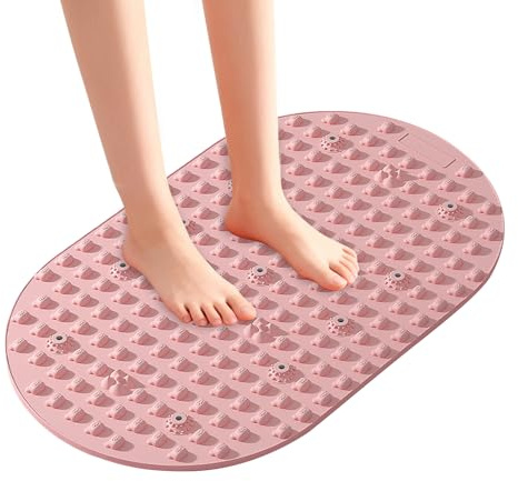 Sucritude Tapis De Massage Des Pieds | Double Face Portable En Silicone,Coussin De Massage Des Points De Pression | Pour Voyage Sol Relaxation Méditation Yoga Pratique Confort Hommes Femmes