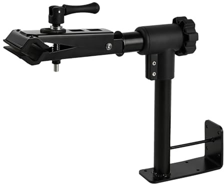 RATSTONE 2 in 1 Fahrrad Reparaturständer, Fahrradhalterung Wand, Stabile Wand und Werkbank Montage, 360° Drehbar, Tragfähigkeit Bis zu 40KG, Profi Reparaturständer für MTB Rennräder E-Bike