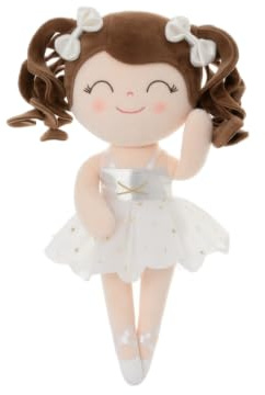 Leyadoll Weiche Stoffpuppe 30cm Ballerina Stoffspielzeug My Rag Doll Für