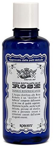 Acqua alle Rose, Tonico Viso con Acqua Distillata Alle Rose - Formula Rinfrescante con Proprietà Idratanti e Tonificanti, Rende la Pelle Giovane ed Elastica - 1 Confezione da 100 ml