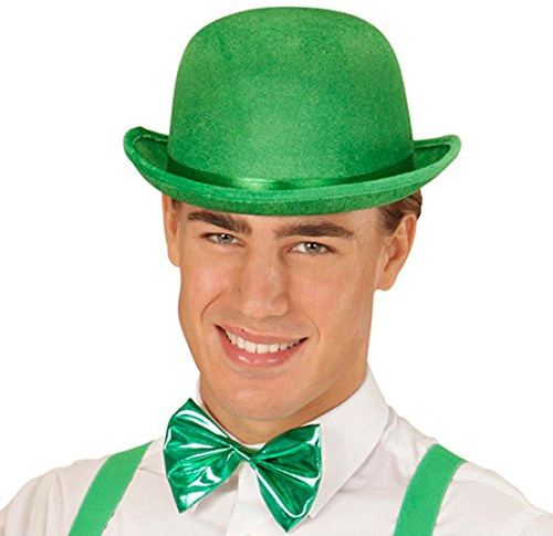 NET TOYS Grüner Hut Melone Bowler St. Patricks Day Paddy's Day Filzhut Klassischer Herrenhut Ire
