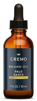 Cremo Beard Oil, Palo Santo (Reserve Collection), 1 fl oz - Restore Natural Moisture and Soften Your Beard To Help Relieve Beard Itch
