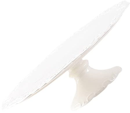 DOITOOL KuchenstäNder Und Obstteller Aus Keramik Eleganter WeißEr Tortenplatte FüR Hochzeiten Geburtstagsfeiern Und Heimdekoration - 31Cm Durchmesser