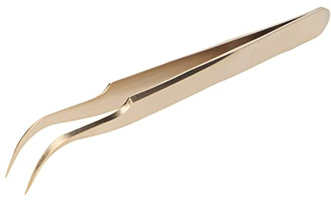 Pinzas de Extensión de Pestañas, Pinzas de Extensión de Pestañas Falsas Profesionales para Salón de Belleza (Pinzas curvas)