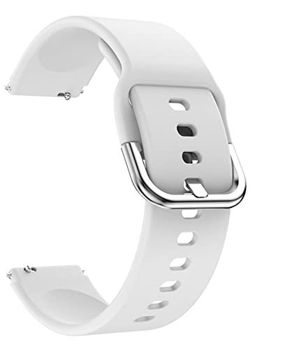 AMSH 18 mm Silikonarmband für Garmin Vivoactive 4S/Move 3S/Active S/Venu 2S Smartwatch-Armbänder, For Vivoactive 4S-3S, Achat