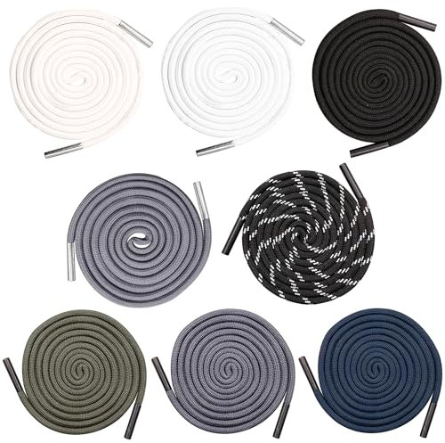 RYAN 8 Stück Kordel für Jogginghose Kordelzug für Hoodie Polyester Band Universal 140cm mit Metallverschluss für Hosen Jacken Sporthosen