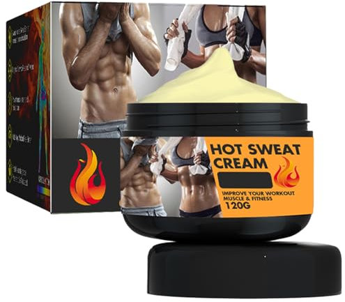 Kirdume Hot Cream Fatburner - Körperschlankheits-Heißcreme, Bauchfettverbrenner | Muskelrelaxierendes Bauchtraining, Fettreduktion für Oberschenkel, Bauch, Beine, Taillenformung, Frauen und Männer