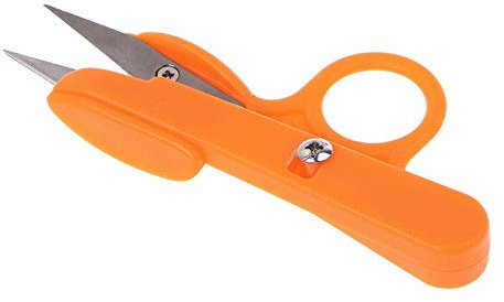 Tijeras for manualidades, costura doméstica, tijeras for cortar hilo a juego, costura cruzada, tijeras for hilo de pescar, mango especial en forma de U, tijeras for herramientas manuales