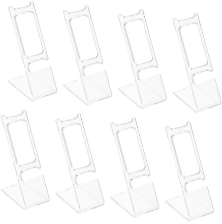 CAXUSD 10stücke Uhrenständer Transparent Für Uhren Und Schmuck Pack Tisch-display-halter Für Geschäfte Und Zuhause Leicht Und Stabil
