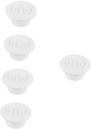 Kisangel 5pcs Pool Vacuum Shield Drain Trap Cover Pool Pump Cover Drain Plate Inlet Protection