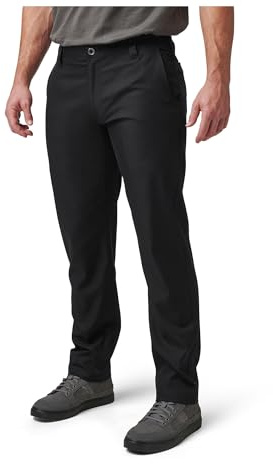 5.11 Tactical Pants for Men, Chinos Mens Pant, Edge Chino Everyday Wear, Straight-Fit, Black 38W x 32L, Style 74549ABR