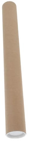 VILLFUL Kraftpapier Versandrolle Mit Deckel Stabile Papprohre Lang Innendurchmesser Zum Versand Und Aufbewahren Von Postern Kunstwerken Dokumenten Malerische Verpackung