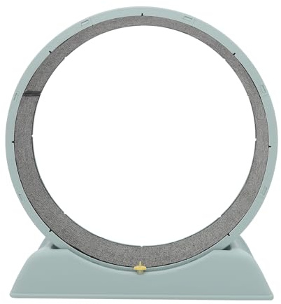 Katzenlaufrad 80cm Durchmesser, Tragkraft 10kg, Geräuscharm mit Sicherheitsschnalle - Trainingsrad für Indoor-Katzen mit Teppich & Spielstab