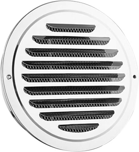 Ventilación de chimenea de tejado Rejillas de ventilación exteriores de acero inoxidable 304, salidas de pared for tubos de escape y rejillas de ventilación redondas. Tapas de chimenea de acero inoxid