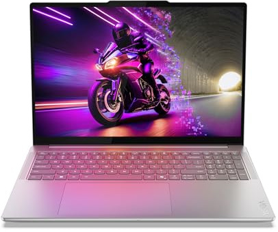 Lenovo Yoga Pro 9i Aura Edition Laptop | AI-PC | 16 3.2K OLED | Intel Core Ultra 9 285H | 32GB RAM | 1TB SSD | NVIDIA GeForce RTX 5060 | Win11 Pro | QWERTZ Beleuchtet | Grau | 3 Jahre Premium Care