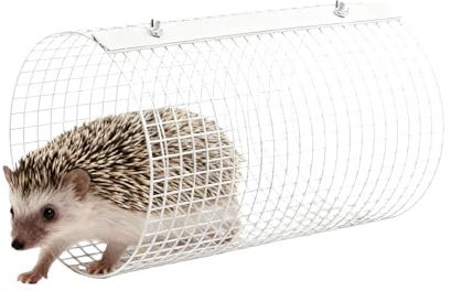SVCEQZE Kleintier-Tunnel, atmungsaktives Metallkäfig-Zubehör, rundes Haustierrohr, für Kaninchen, Meerschweinchen, Hamster, Frettchen, Igel, Chinchillas