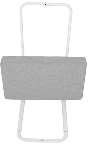 Ghzste Griglia per letto per bambini e bambini, protezione anti-caduta, morbida, universale, regolabile, per neonati, ringhiera del letto, imbottitura per lettini (grigio)