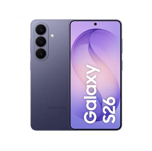 Samsung Galaxy S26 AI Smartphone mit Galaxy AI, Ohne Vertrag, Handy mit Android, 12 GB RAM, 256 GB Speicher, AP Prozessor, 50 MP, Cobalt Violet, 3 Jahre Herstellergarantie [Exklusiv auf Amazon]