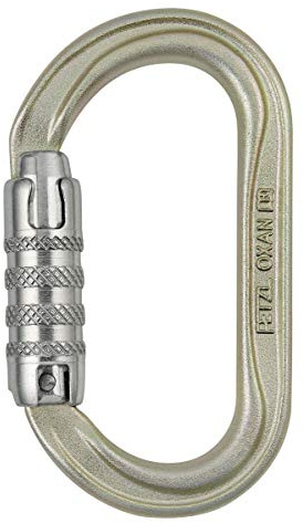 PETZL New Oxan hochfesten Karabiner, oval Größe: triact-lock, Gold M72A TL