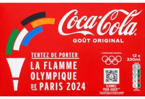 Coca-Cola Canette Boite Frigo Pack 10 x 33 cl