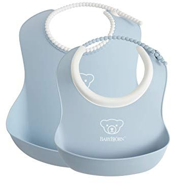 BabyBjörn Lätzchen set, 2er-pack, Blassblau