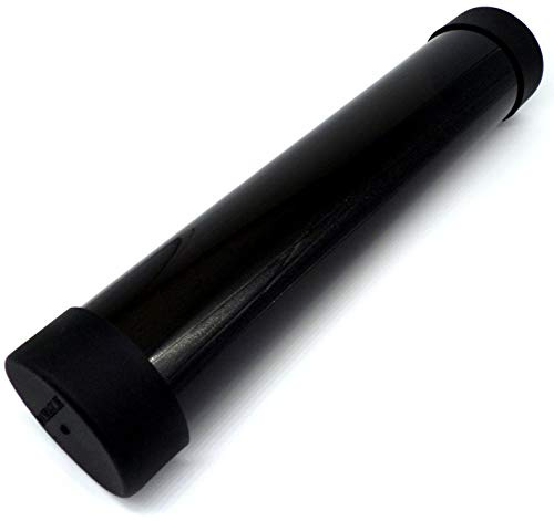 docsmagic.de Playmat Tube Big Transparent Black - 7 x 36 cm - Poster Artwork Tapis de Jeu Rouleau de Transport Noir