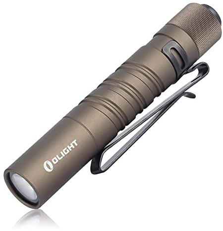 OLIGHT I3T EOS LED Linterna Llavero,Mini Flashlight,Antorcha Pequeña Luz Portátil de Alta Potencia,180 Lúmenes,IPX8,con 2 Modos de Luz,Batería AAA Incluida,para Uso en Casa o al Aire Libre