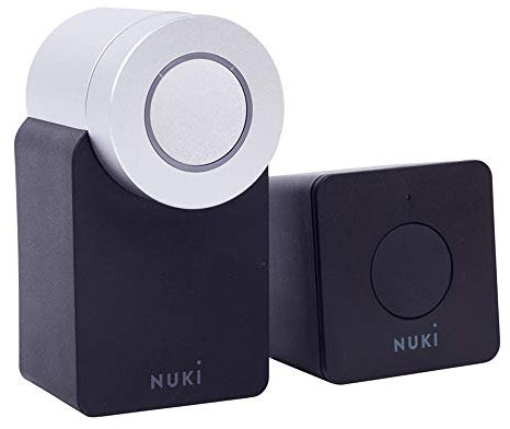 Cisa Serratura Elettronica Nuki Combo V2 Smart Lock Ne con Bridge, Nero, 0