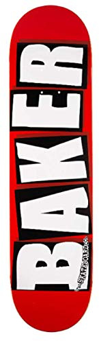 Baker Skateboard Deck O.G. Form, Weißes Logo, 8.125