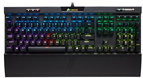 Clavier rétroéclairé Gaming filaire AZERTY Corsair K70 RGB PRO Noir anodisé
