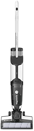 InnJoo, IJ-CLEANROBOT BA50-WHT, Aspiradora-Fregona inalámbrica. Sin Necesidad de Cable aspira y friega al Mismo Tiempo. (150W). Ideal para Pisos y Alfombras, Aspirador de Sólidos y Líquidos, Blanco