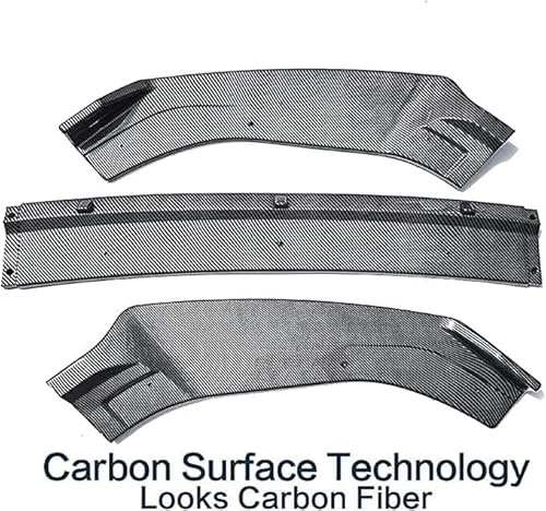 Frontal Alerón Spoiler Labio para VW Golf 7 MK7 7.5 R GTI GTD 2014-2019,Parachoques Delantero Labio Divisor Difusor Kit Carrocería