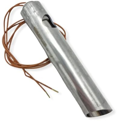 ERICAMBI, Kit Resistenza Accensione Candeletta per Stufa a Pellet, Dimensioni: 120|130 (mm) Ø Tubo: 25 (mm) Ø Resistenza: 16 (mm) Potenza 350W Ferroli Anselmo Cola HT53905