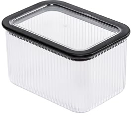 BranQ - Home essential Neroli Universalbehälter mit Deckel zur Aufbewahrung von Lebensmitteln wie Mehl, Müsli,Zucker & mehr, Kunststoff, 1 l