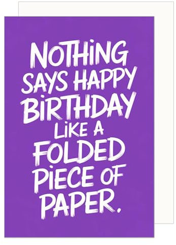 Edition Seidel Premium Geburtstagskarte mit Umschlag. Glückwunschkarte Grußkarte Karte mit Spruch Geburtstag Happy Birthday Mann Frau lustig Humor (G3659 SW024)