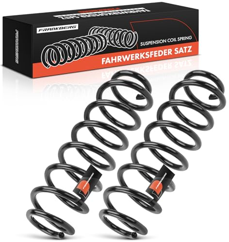 Frankberg 2x Muelles de Suspensión Compatible con Superb III 3V3 Compacto Superb III Touring 3V5 P.a.s.s.a.t 3G2 CB2 Berlina P.a.s.s.a.t Variante 3G5 CB5 Touring Replace# 3Q0511115AK